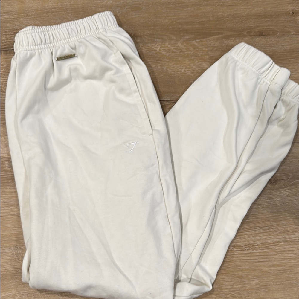 Cream Joggers